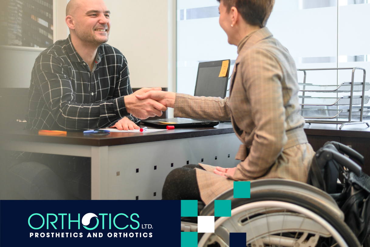 An amputee applying for prosthetic grants and financial aid