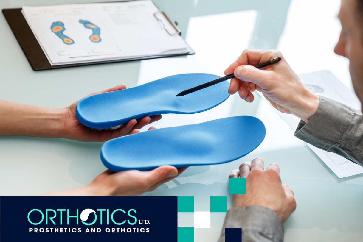 A custom foot insole