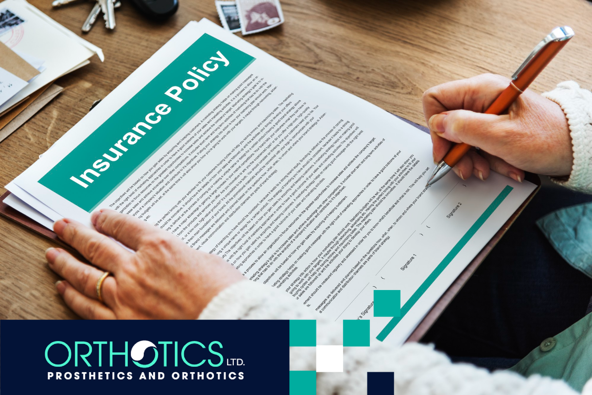 An insurance policy paperwork