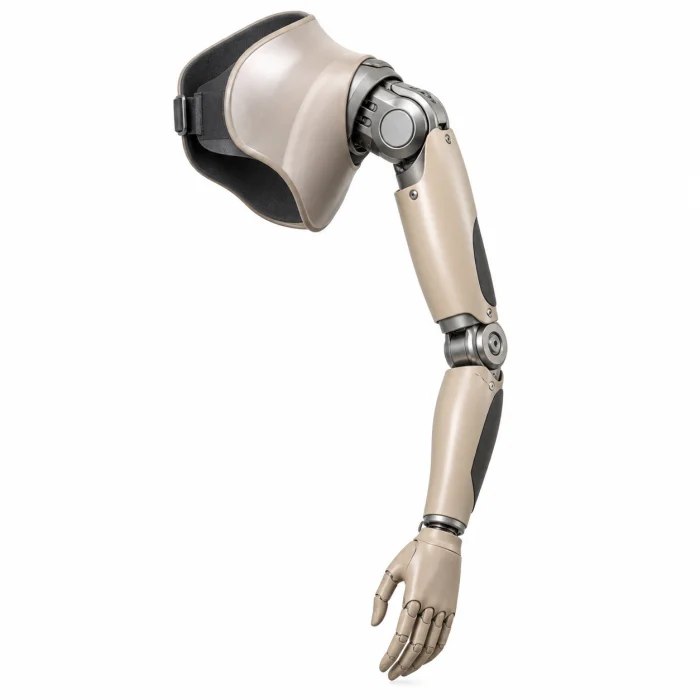 External shoulder-disarticulation prosthesis illustration
